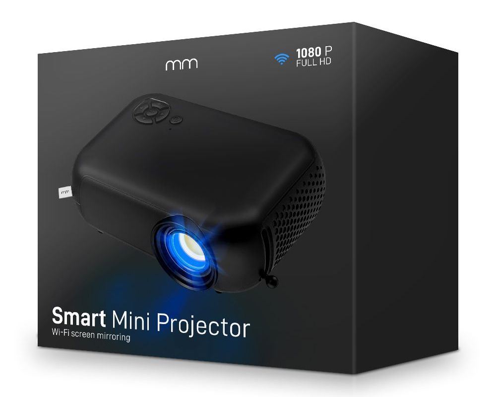 Mini proyector pequeño para teléfono móvil en la pared wifi hd led usb portátil