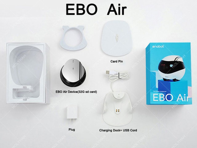 contenido de accesorios ebo air