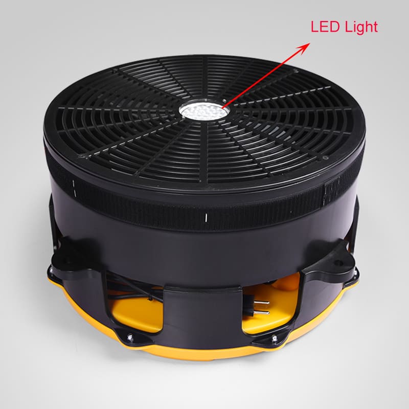 soplador con ventilador y luces led