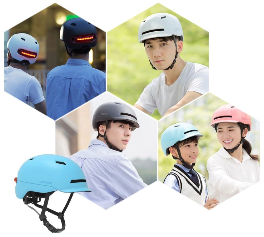 casco de bicicleta inteligente