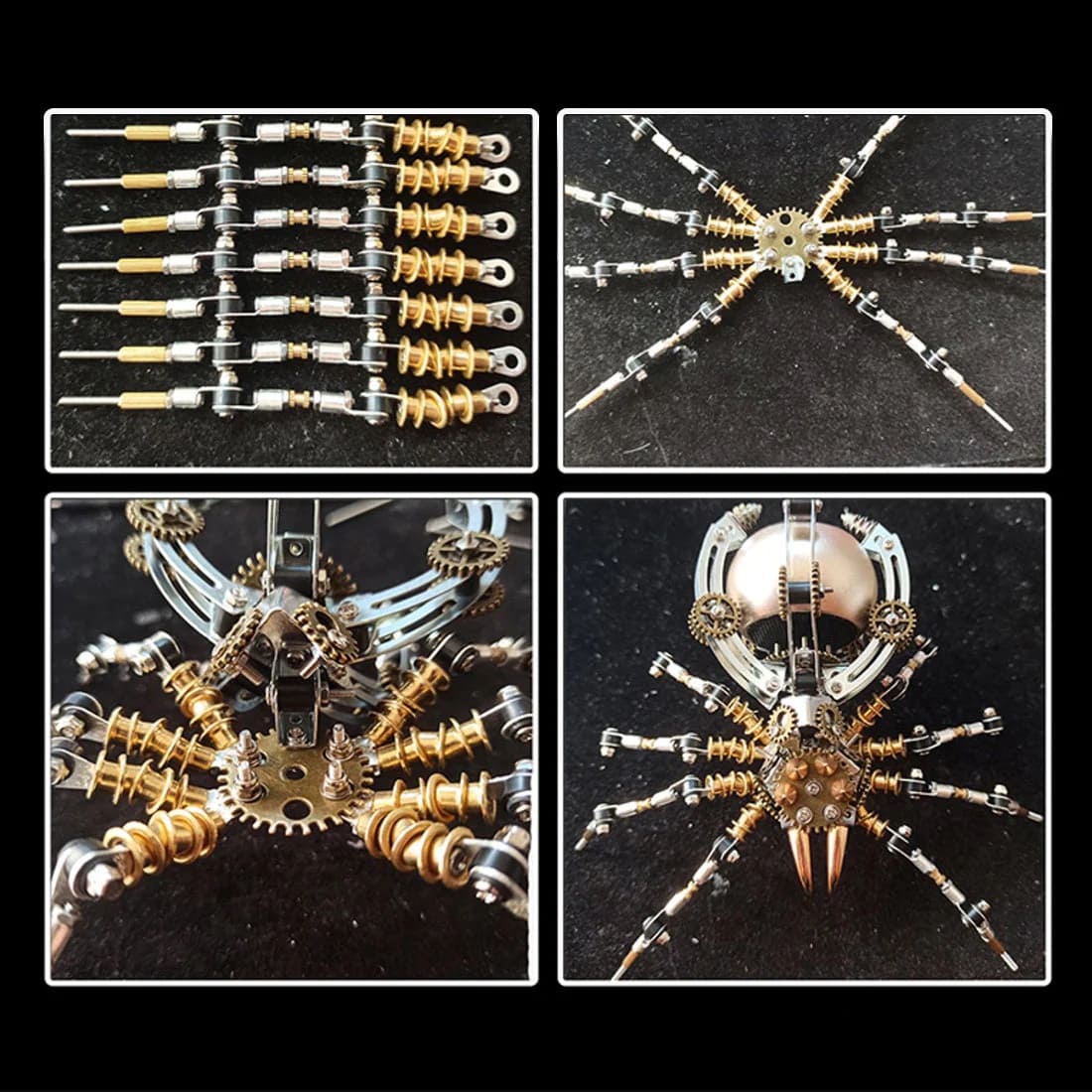 Araña rompecabezas de metal 3D